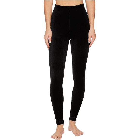 Commando Pants - Commando Black Perfect Control Velvet Leggings SLG05 Size L NWT